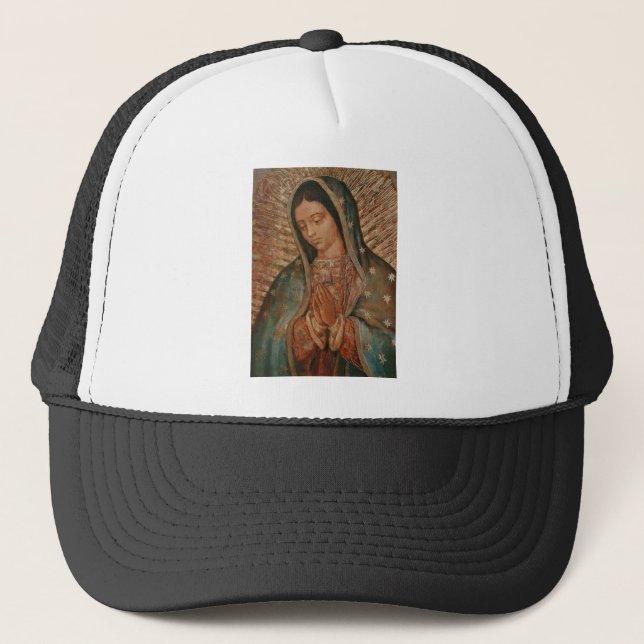 our lady of guadalupe trucker hat (Front)