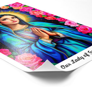 Our Lady of Guadalupe Vibrant Colours Photo Print