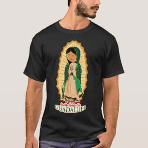 Our Lady of Guadalupe Vintage Mother Mary Meico Ca T-Shirt