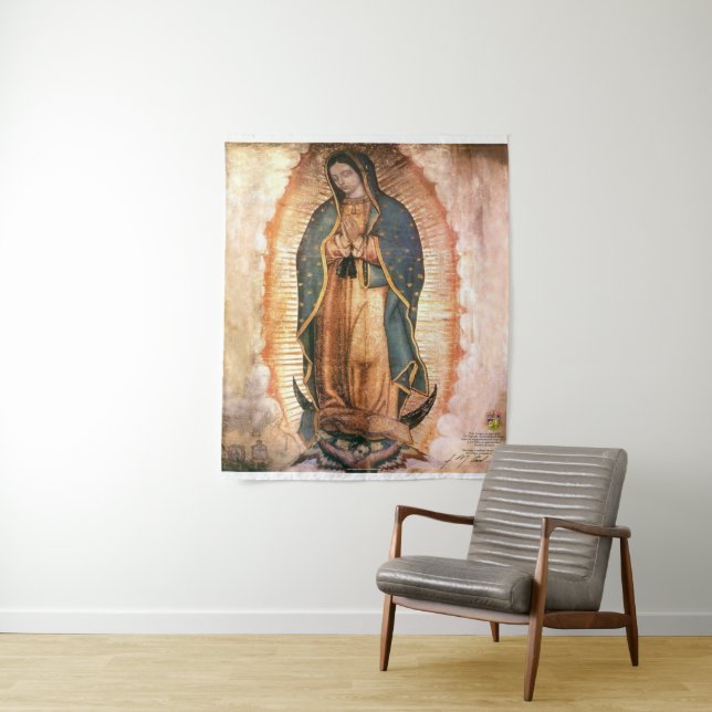 Our Lady Of Guadalupe Vintage Tapestry (In Situ)