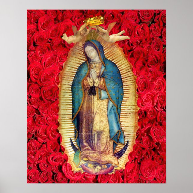 Our Lady of Guadalupe Virgen de Guadalupe # 103 Poster (Front)