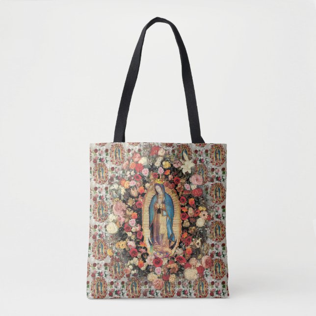 Our Lady of Guadalupe Virgin Mary Catholic Saint  Tote Bag (Front)