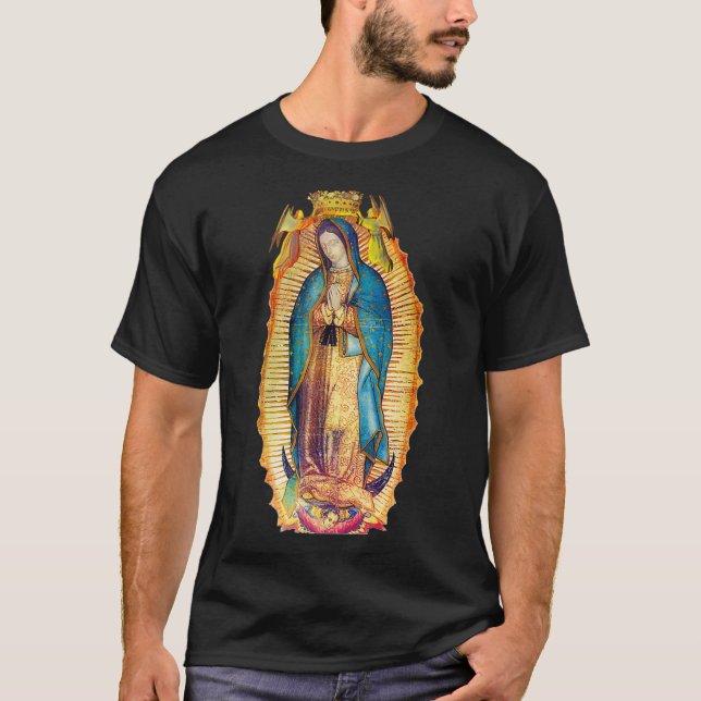 Our Lady of Guadalupe Virgin Mary  Mexico Mexican  T-Shirt (Front)