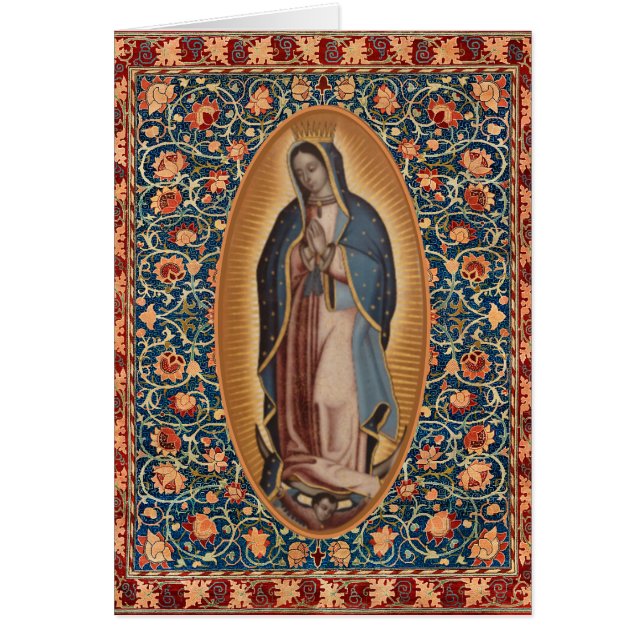 Our Lady of Guadalupe Virgin Mary Prayer (Front)