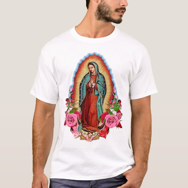 Our Lady of Guadalupe Virgin Mary T-Shirt (Front)