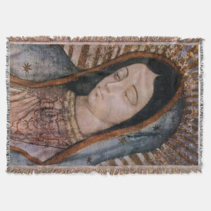 Our Lady of Guadalupe Virgin Tilma Bust Blanket