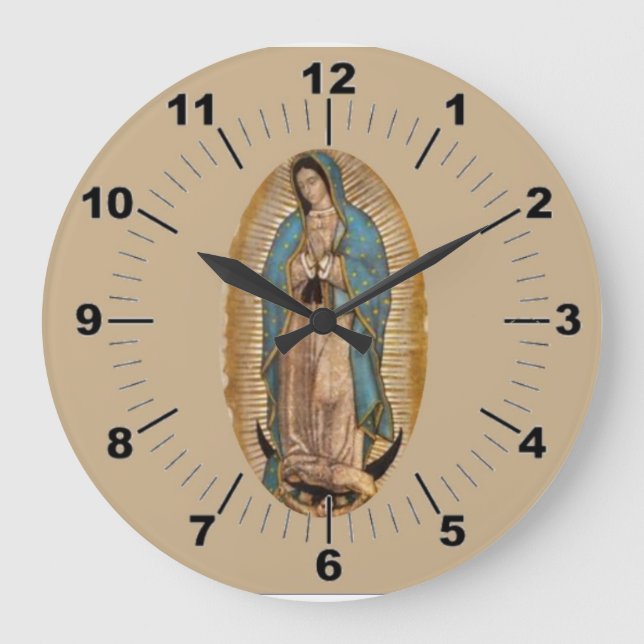 Our Lady of Guadalupe Wall Clock (Front)