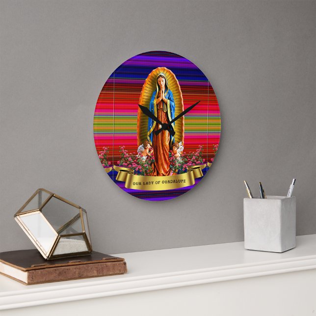 Our Lady of Guadalupe Watercolor Clock (Creator Uploaded)
