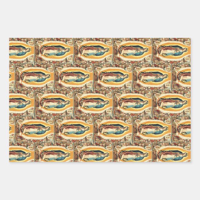 Our Lady of Guadalupe Wrapping Paper Sheet (Front)