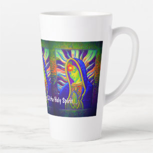 Our Lady of Guadalupe's Eye of the Holy Spirit Latte Mug