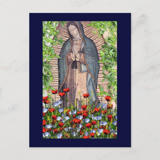 Our Lady of Guadelupe Postcard (Front)
