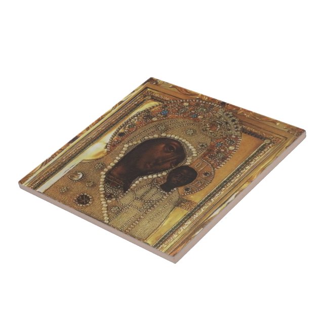 Our Lady of Kazan Ceramic Tile (Side)