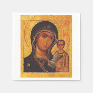 Our Lady of Kazan Orthodox Icon Napkin