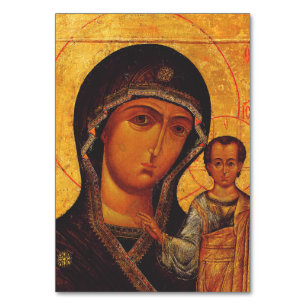 Our Lady of Kazan Orthodox Icon Table Number