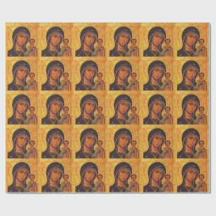 Our Lady of Kazan Orthodox Icon Wrapping Paper