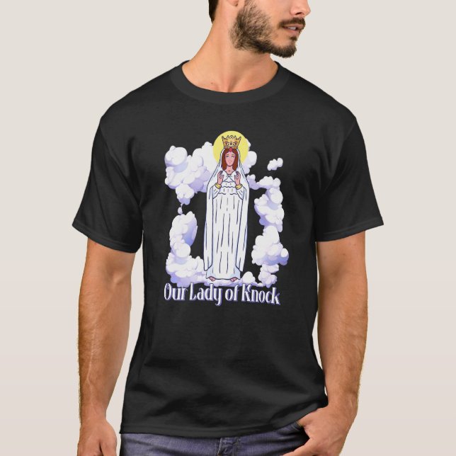 Our Lady Of Knock Ireland Prayer Catholic Saints M T-Shirt (Front)