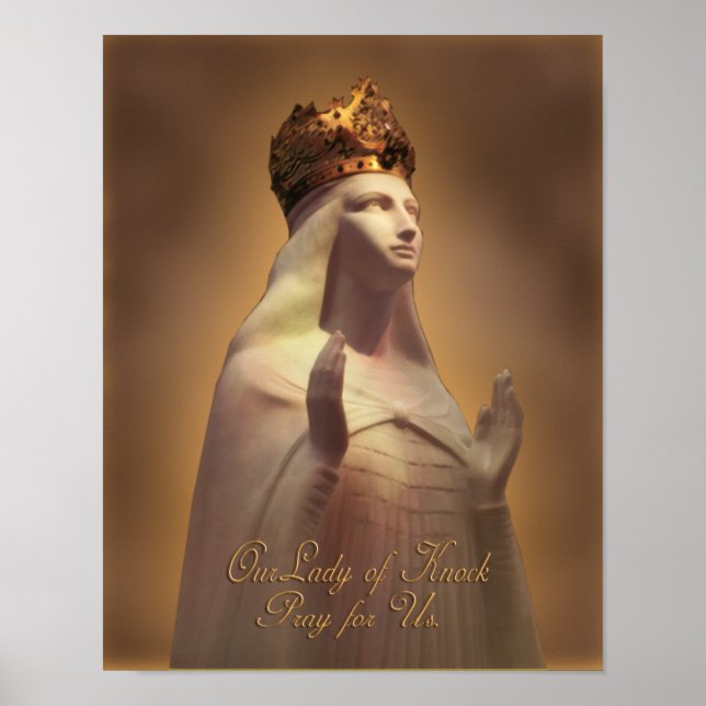 OUR LADY OF KNOCK PRAY FOR US POSTER (Front)
