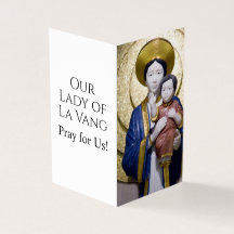 Our Lady of La Vang Prayer Card