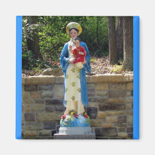 Our Lady of La Vang Square Magnet