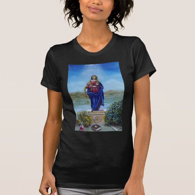 OUR LADY OF LIGHT Madonna of Immaculate Conception T-Shirt (Front)