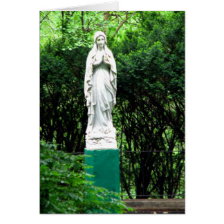 Our Lady Of Lourdes Blank Card