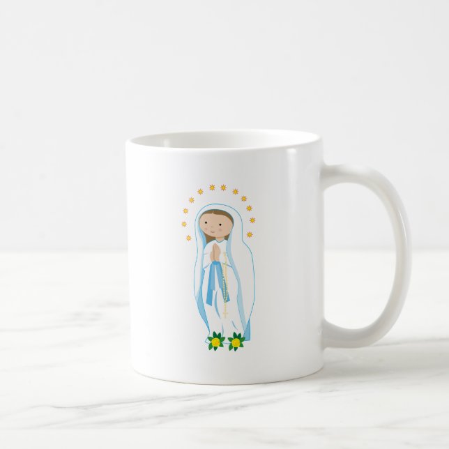 Our Lady of Lourdes Coffee Mug (Right)