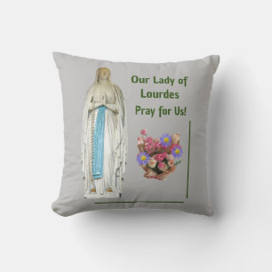 Our Lady of Lourdes Cushion