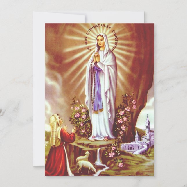 Our Lady of Lourdes Holiday Card (Front)