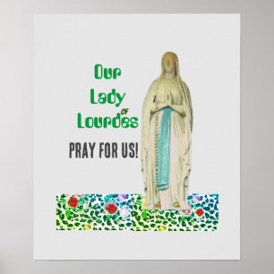 Our Lady of Lourdes Poster