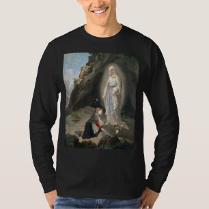 Our Lady Of Lourdes St Bernadette Immaculate Mary  T-Shirt