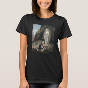 Our Lady Of Lourdes St Bernadette Immaculate Mary  T-Shirt
