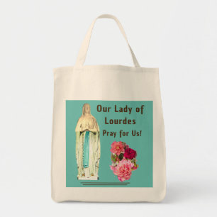 Our Lady of Lourdes Tote Bag