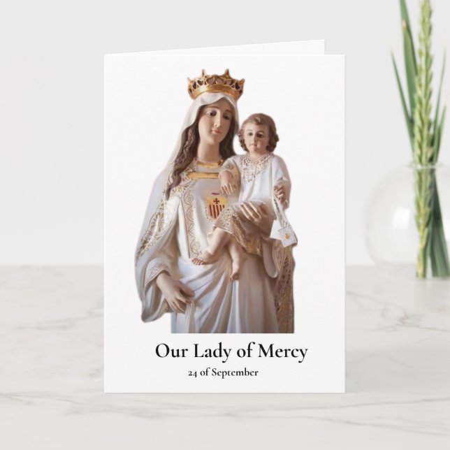 Our Lady of Mercy Card (Front)