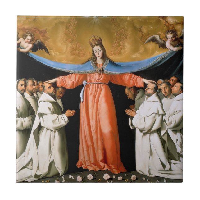 OUR LADY OF MERCY CERAMIC TILE (Front)