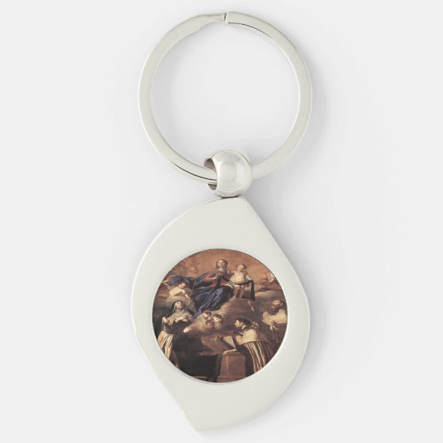 Our Lady of Mount Carmel 1641 Key Ring (Front)