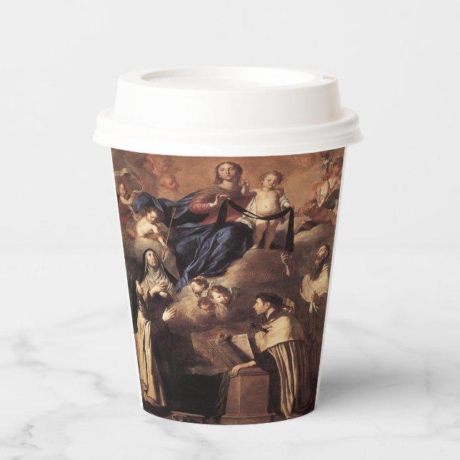 Our Lady of Mount Carmel 1641 Paper Cups (Front)
