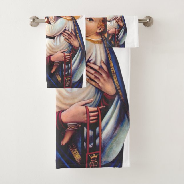 Our Lady of Mount Carmel Bath Towel Set (Insitu)