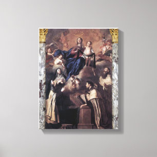Our Lady of Mount Carmel Canvas Print