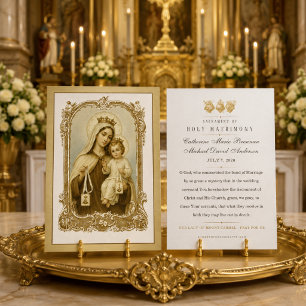 Our Lady of Mount Carmel Catholic Wedding Prayer
