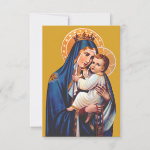 Our Lady of Mount Carmel Holy Card Ave Maria