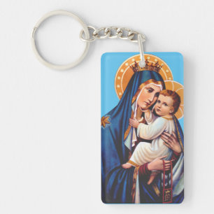 Our Lady of Mount Carmel Key Ring