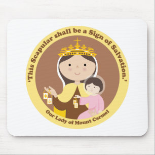 Our Lady of Mount Carmel Mouse Pad