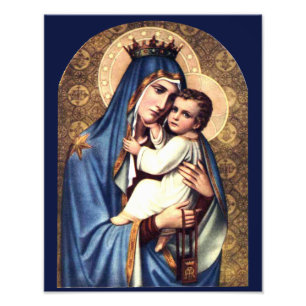 OUR LADY OF MOUNT CARMEL PHOTO PRINT
