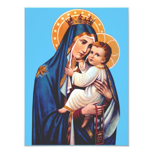 Our Lady of Mount Carmel Photo Print (Front)