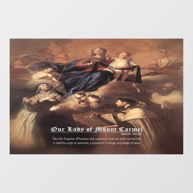 Our Lady of Mount Carmel Prayer (Sheet)