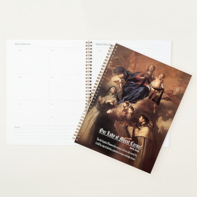 Our Lady of Mount Carmel Prayer Planner (Display)