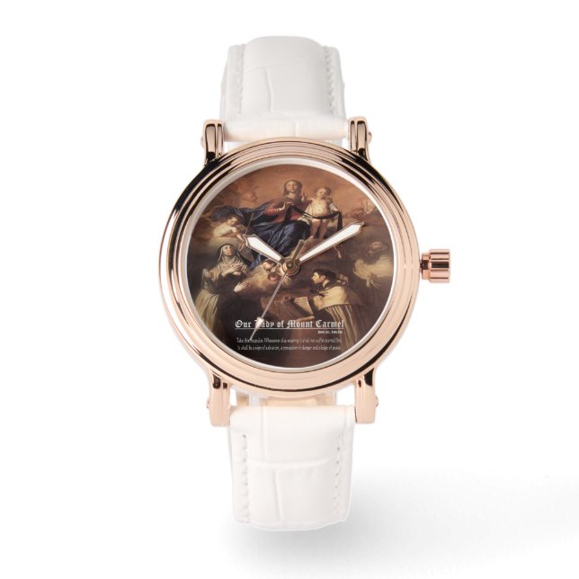 Our Lady of Mount Carmel Prayer Watch (Front)
