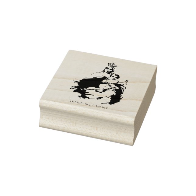 Our Lady of Mount Carmel  Rubber Stamp (Stamp)