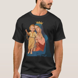 Our Lady of Mount Carmel Scapular St Teresa of Avi T-Shirt