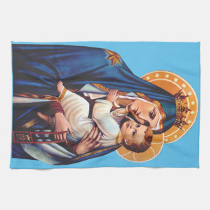 Our Lady of Mount Carmel Tea Towel